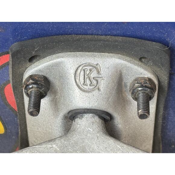 1996 Flip Geoff Rowley Skateboard Deck Blue Meanie Andy Scott Wheels Grind King - Picture 7 of 13